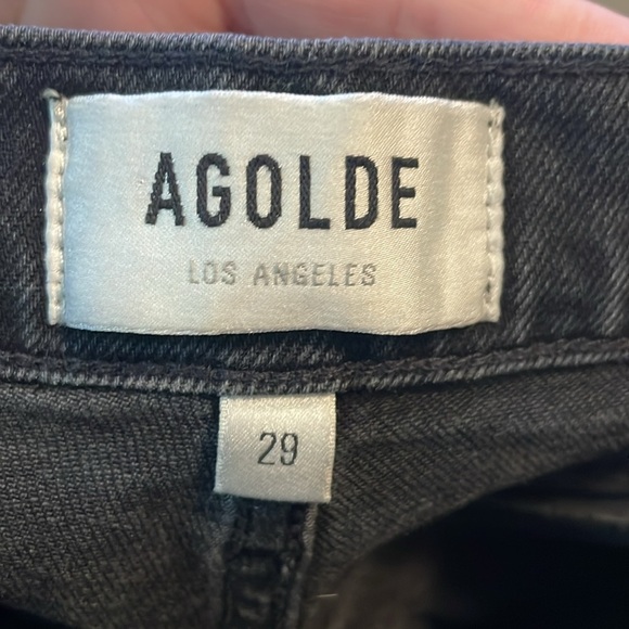 Agolde Riley Crop Jeans in Panoramic Sz 29 - Picture 7 of 9